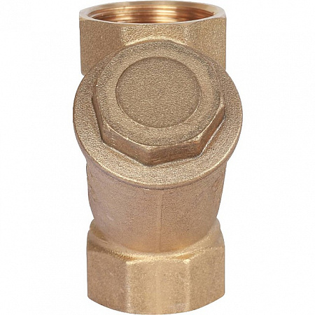 ФГО Фильтр косой грубой очистки STOUT SFW латунный 11/4&quot;, 500 мкр, желтый