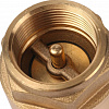 Обратный клапан пружинный, латунный STOUT (с металлическим седлом) 11/4&amp;quot; ВВ