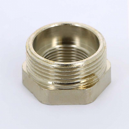 Футорка резьбовая латунная UNI-FITT никель 11/4&quot;х3/4&quot; ВН