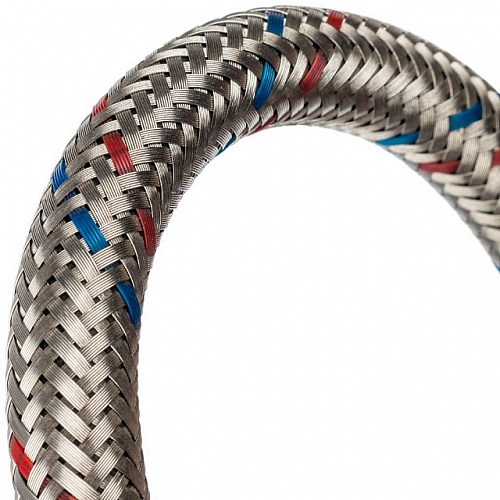 Гибкая подводка для смесителей STOUT нерж.сталь М10*18-1/2&amp;quot;-40 см, пара