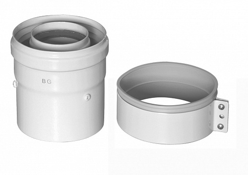 Коаксиальный BAXI Ø60/100 отвод 45 o