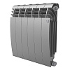 Радиатор биметаллический ROYAL THERMO BILINER SILVER SATIN 500x6 секций, серый (НС-1176318)