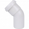 ПВХ Отвод канализационный SINIKON КОМФОРТ ПЛЮС белый Ø50х45°