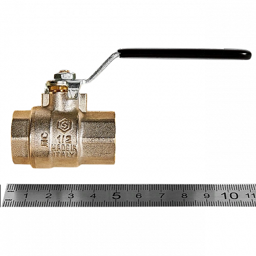 Кран шаровой STOUT рукоятка 1/2&amp;quot; ВВ, полнопроходной NEW