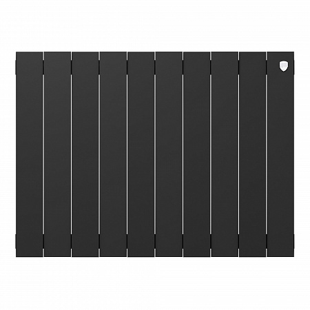 Радиатор биметаллический ROYAL THERMO PIANOFORTE NOIR SABLE NEW 500x10 секций, черный (НС-1176328)