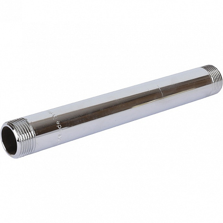 Бочонок резьбовой латунный STOUT хром 3/4&quot;x200мм