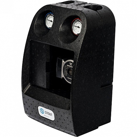 ГБМ Насосная группа STOUT с 3-х приводным смесителем, с насосом GRUNDFOS UPSO32-65 DN32 (11/4&quot;)