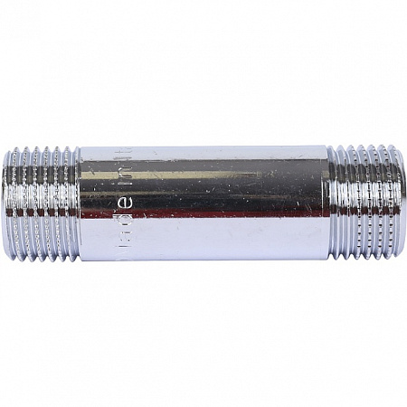 Бочонок резьбовой латунный STOUT хром 1/2&quot;x70мм