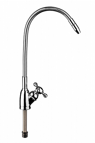 Кран для чистой воды ГЕЙЗЕР исп. 8 гибкий с плавной регулировкой керамический