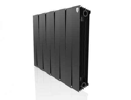 Радиатор биметаллический ROYAL THERMO PIANOFORTE NOIR SABLE NEW 500x10 секций, черный (НС-1176328)