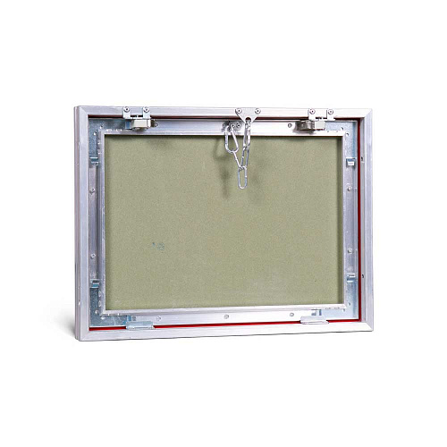 Люк потайной АЛЮМИНИЕВЫЙ со съемной дверцей (НАЖИМНОЙ) ПРАКТИКА &amp;quot;КОНТУР&amp;quot; КР 40x30