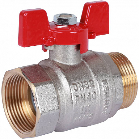 Кран шаровой ROMMER бабочка 11/4&quot; ВН