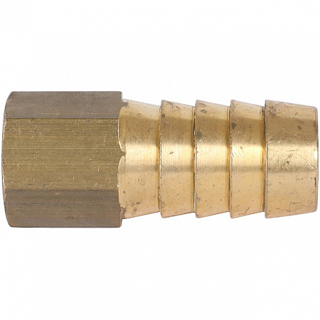 Штуцер резьбовой латунный STOUT без покрытия 1/8&quot;x14мм В