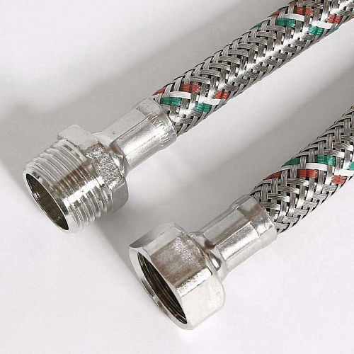 Гибкая подводка UNI-FITT ВН 1/2&amp;quot;, 50 см, DN 8, оплётка из нерж. стали