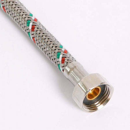 UNI-FITT Гибкая подводка для смесителя МL10х1 - 1/2&quot;, 150 см, удл. штуцер, DN 8, оплётка из нерж. ст