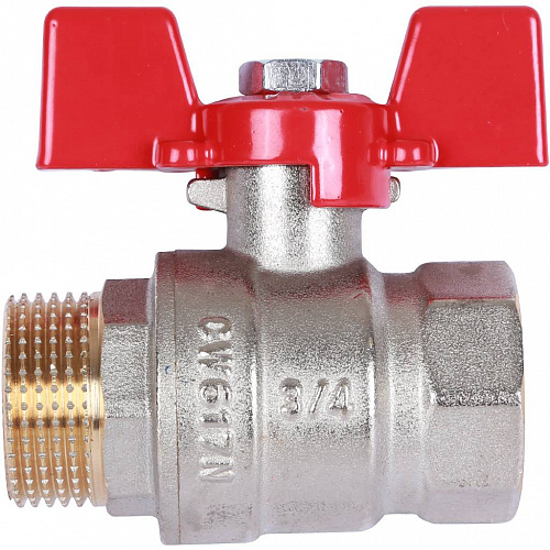 Кран шаровой ROMMER бабочка 3/4&amp;quot; ВН