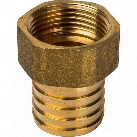 Штуцер резьбовой латунный STOUT без покрытия 11/4&quot;x30мм В
