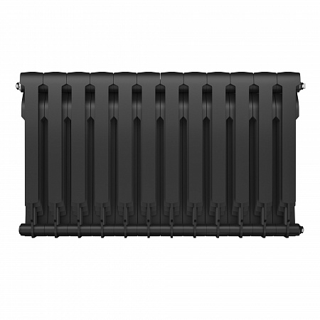 Радиатор биметаллический ROYAL THERMO BILINER NOIR SABLE 500x12 секций, черный (НС-1176310)