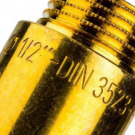 Удлинитель резьбовой латунный STOUT без покрытия 1/2&quot;x50мм ВН