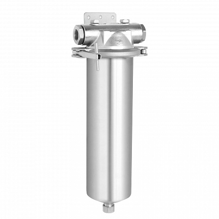 Корпус-колба фильтра из нержавейки ESSAN CONFIDENT горячая и холодная вода 10SL, 1/2&quot; В (8)