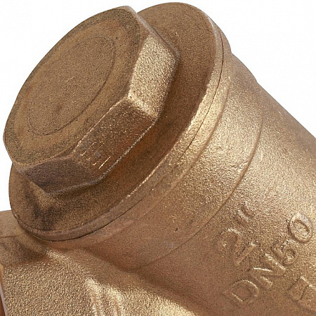 ФГО Фильтр косой грубой очистки STOUT SFW латунный 2&quot;, 500 мкр, желтый