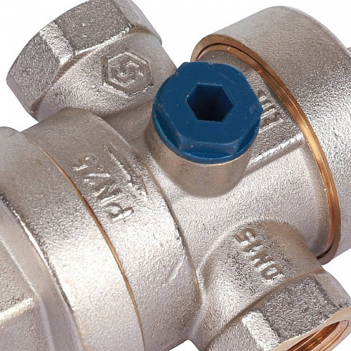 Редуктор давления STOUT 1/2&amp;quot; вн/вн PN25 с выходом под манометр