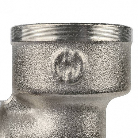 Угол резьбовой латунный STOUT никель 3/4&quot;х1/2&quot; В