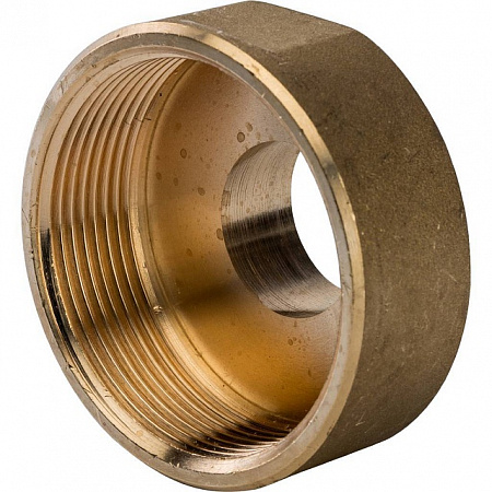 Муфта переходная резьбовая латунная STOUT без покрытия 11/4&quot;x1/2&quot; ВН