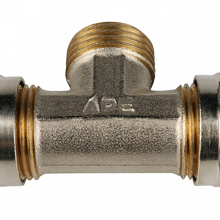 МЦ Тройник резьбовой цанга для металлопласта STOUT Ø16х1/2&quot;х16 Н