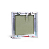 Люк потайной АЛЮМИНИЕВЫЙ со съемной дверцей (НАЖИМНОЙ) ПРАКТИКА &amp;quot;КОНТУР&amp;quot; КР 30x30