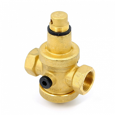Редуктор давления UNI-FITT 3/4&quot; В 0,5-6 бар PN25 с отверстием под аксиальный манометр 1/4&quot;