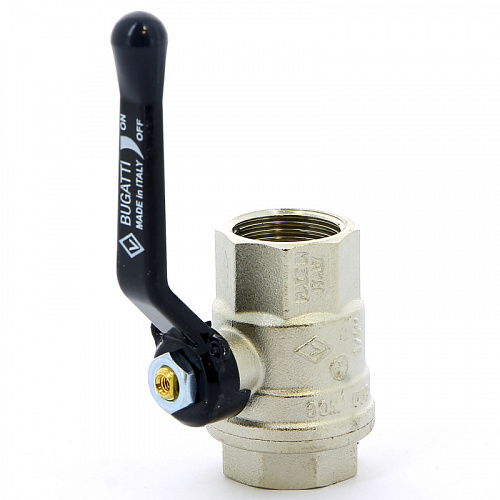 Кран шаровой BUGATTI OREGON 300 рукоятка алюминиевая 3/4&amp;quot; ВВ, полнопроходной