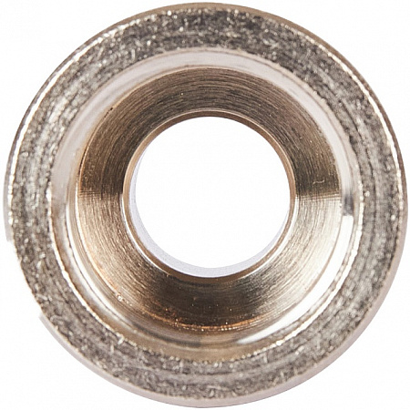 Переход под ключ резьбовой латунный STOUT никель 1/2&quot;х3/8&quot; ВН