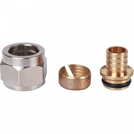 EK Фитинг-евроконус обжимной для полиэтилена STOUT PE-X Ø16х2.0-1/2&quot;, посадка Ø16.1 (10/150)