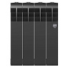 Радиатор биметаллический ROYAL THERMO BILINER NOIR SABLE 350x4 секций, черный (НС-1197123)