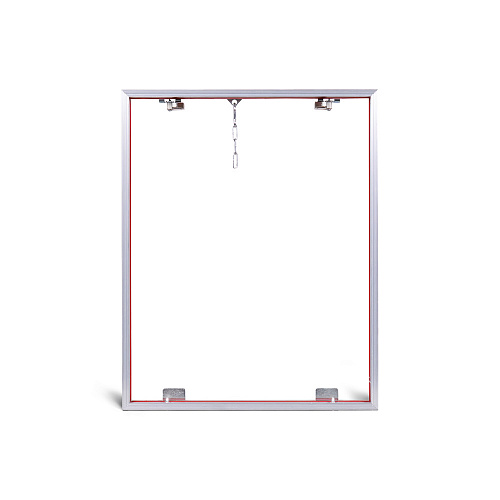 Люк потайной АЛЮМИНИЕВЫЙ со съемной дверцей (НАЖИМНОЙ) ПРАКТИКА &amp;quot;КОНТУР&amp;quot; КР 40x50