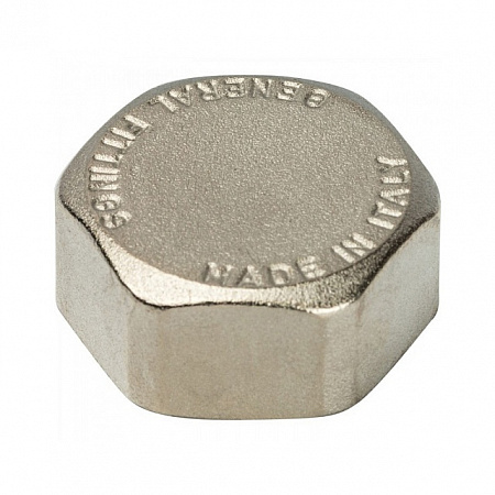 Заглушка резьбовая латунная STOUT никель 1/8&quot; В