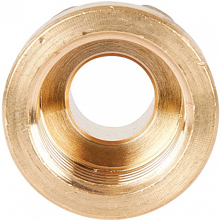 Переход под ключ резьбовой латунный STOUT без покрытия 1/2&quot;х3/8&quot; ВН