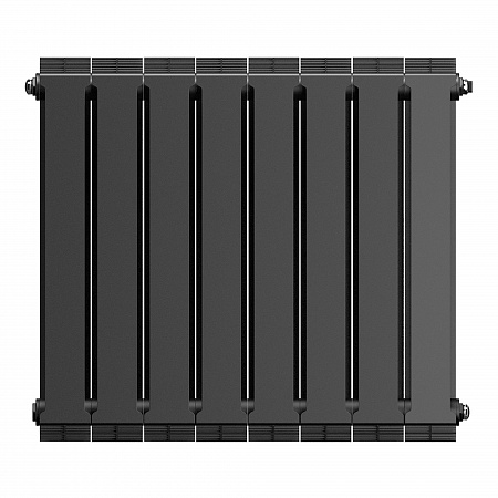 Радиатор биметаллический ROYAL THERMO PIANOFORTE NOIR SABLE NEW 500x8 секций, черный (НС-1176334)