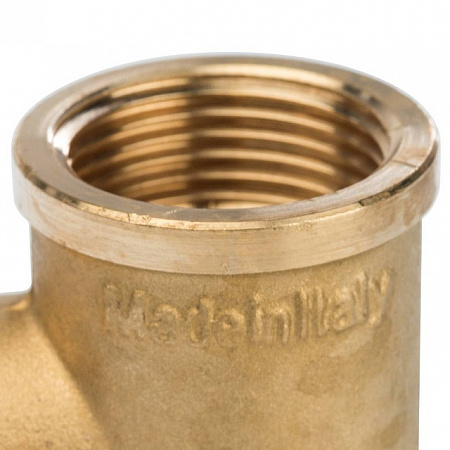 Тройник переходной латунный STOUT без покрытия 3/4&quot;x1/2&quot;x3/4&quot; В