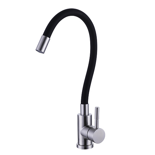 Смеситель для кухни OLIVE'S BALEAR 13435-3BL нержавеющая сталь, нержавеющая сталь, уп. (10 шт)