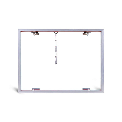 Люк потайной АЛЮМИНИЕВЫЙ со съемной дверцей (НАЖИМНОЙ) ПРАКТИКА &amp;quot;КОНТУР&amp;quot; КР 40x30