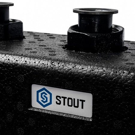 Коллектор распределительный стальной STOUT 3(5) отопительных контура, в теплоизоляции DN25