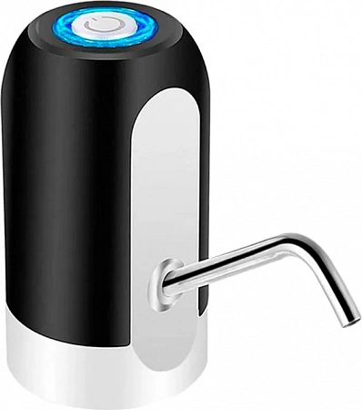 Помпа-диспенсер для воды на бутыль, автоматический ESSAN (KEBBI) PUMP W-19 на аккумуляторе, БЕЛЫЙ