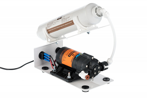 Фильтр самогонный ГЕЙЗЕР САМОГОНЫЧ из картриджа, помпы, кнопки включения, блока питания