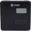 Регулятор комнатный STOUT проводной R-10b чёрный