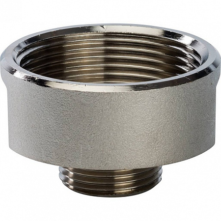 Муфта переходная резьбовая латунная STOUT никель 11/2&quot;x3/4&quot; ВН
