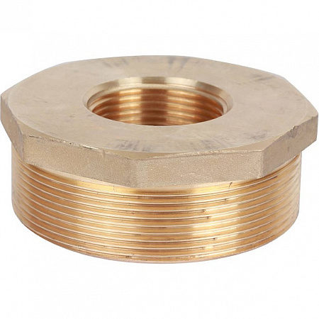 Футорка резьбовая латунная STOUT без покрытия 3&quot;x11/4&quot; ВН