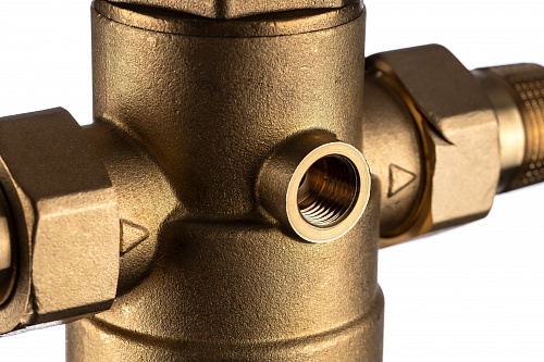 Фильтр промывной с гасителем ГЕЙЗЕР БАСТИОН Ø60 без покрытия 3/4&amp;quot; АМ-АМ, 90 мкм, пластиковая колба