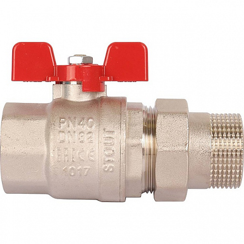 Кран шаровой с американкой STOUT бабочка EPDM 11/4&amp;quot;